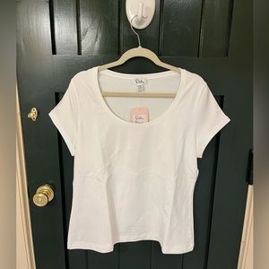 NWT Lilly Pulitzer white top! Stretchy!!